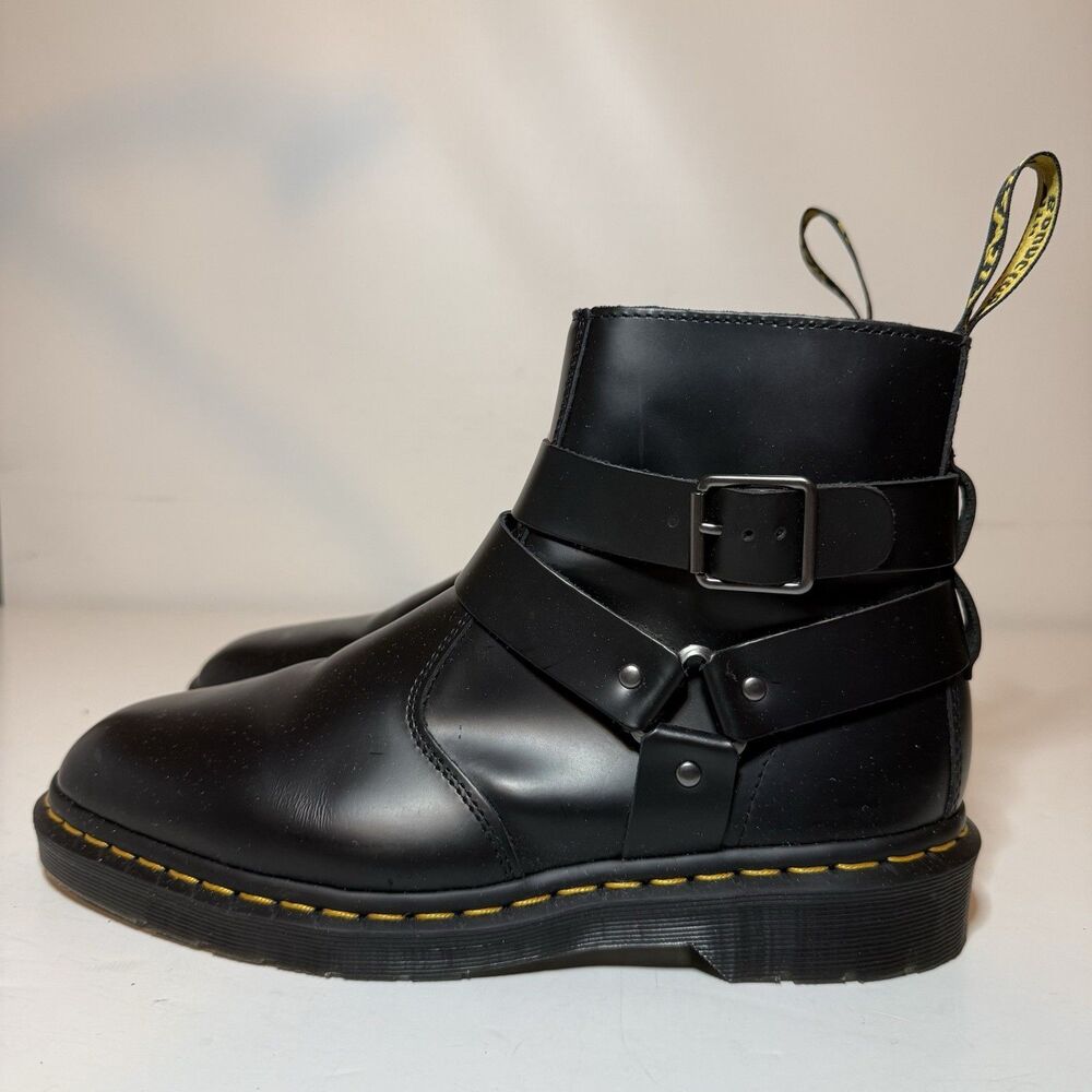 Dr Martens Jaimes Harness Boots Men’s Size 9 Women’s Sz 10 Hi Top Slip On Boots